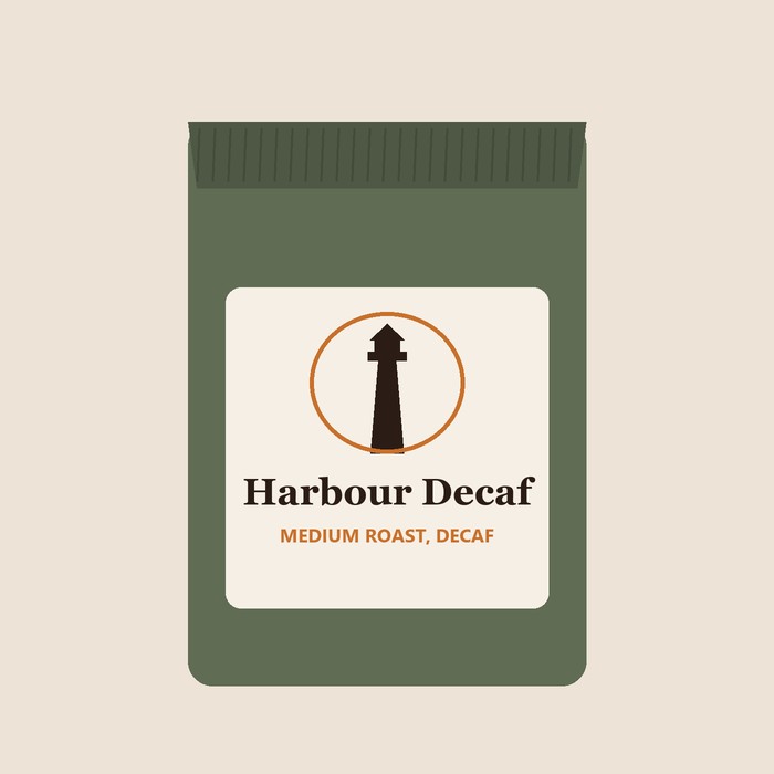 Harbour Decaf coffee bag