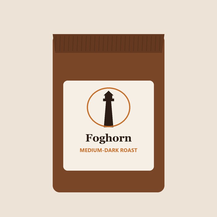 Foghorn Blend coffee bag